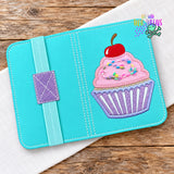DIGITAL DOWNLOAD 5x7 Applique Shaker Cupcake Mini Comp Book Cover