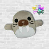 DIGITAL DOWNLOAD Applique Walrus Plush 5 SIZES INCLUDED