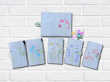 DIGITAL DOWNLOAD Wildflower Top Load Notebook Holder Bundle 6 DESIGNS INCLUDED