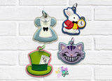 DIGITAL DOWNLOAD Applique Wonderland Bookmark Ornament Bag Tag Bundle