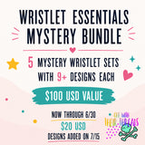 Wristlet Essentials Mystery Bundle | 45+ Wristlet Designs | $100+ Value | Digital Download
