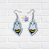 DIGITAL DOWNLOAD Boo Bee Earring Pendant Set 2 SIZES INCLUDED