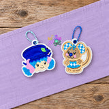 DIGITAL DOWNLOAD Applique Blueberry Muffin Cheesecake Bookmark Ornament Bag Tag Bundle