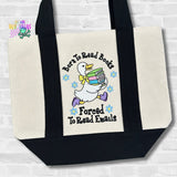 DIGITAL DOWNLOAD Born To Read Books 3 SIZES INCLUDED