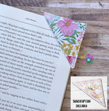 DIGITAL DOWNLOAD Blank Page Corner Bookmark 2 VERSIONS INCLUDED