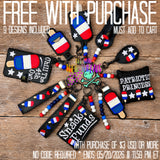 DIGITAL DOWNLOAD Applique Chill The Fourth Out Popsicle Wristlet Essentials Set 9 DESIGNS INCLUDED