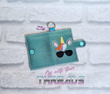 DIGITAL DOWNLOAD ITH Unicorn Snap Tab Wallet