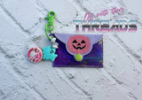 DIGITAL DOWNLOAD Pumpkin Jack O Lantern Gift Card Snap Holder