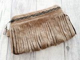 DIGITAL DOWNLOAD Naomi Original Fringe Clutch Applique Zipper Bag Lined and Unlined