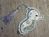 DIGITAL DOWNLOAD 4x4 Seahorse Bookmark