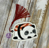 DIGITAL DOWNLOAD 4x4 Sushi Panda Bookmark