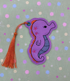 DIGITAL DOWNLOAD 4x4 Seahorse Bookmark