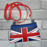 DIGITAL DOWNLOAD Union Jack Clutch Zipper Bag Applique Lined and Unlined