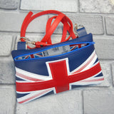 DIGITAL DOWNLOAD Union Jack Clutch Zipper Bag Applique Lined and Unlined