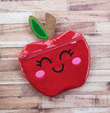DIGITAL DOWNLOAD Apple Cutie Zippered Bag Lined and Unlined