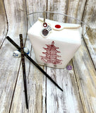 DIGITAL DOWNLOAD Chinese Take Out Box ITH Project and Charm Set 4 Sizes 6x10 and Up