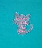 DIGITAL DOWNLOAD Hold On I See A Dog Cat Applique Bundle