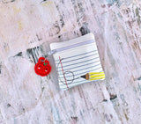 DIGITAL DOWNLOAD 4x4 Back To School Zipper Bag and Charm Set