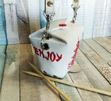 DIGITAL DOWNLOAD Chinese Take Out Box ITH Project and Charm Set 4 Sizes 6x10 and Up