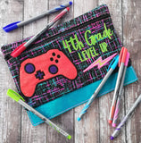 DIGITAL DOWNLOAD ITH Pencil Pouch BUNDLE Pre-K Through Sixth Grade Included 8 Designs, 4 Sizes