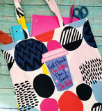 DIGITAL DOWNLOAD ITH Coffee Then Teach Applique Design Set 3 SIZES INCLUDED