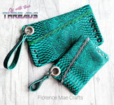 DIGITAL DOWNLOAD Unagi Asymmetrical Clutch Set 5 SIZES INCLUDED