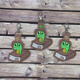 DIGITAL DOWNLOAD Book Worm Set Snap Tab Bookmark Eyelet Charm