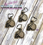 DIGITAL DOWNLOAD Anatomical Skull Charm