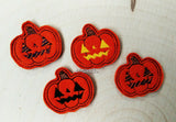 DIGITAL DOWNLOAD Kawaii Pumpkin Jack O' Lantern Feltie