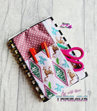 DIGITAL DOWNLOAD Planner Band Zipper Bag With Pocket 4 SIZES INCLUDED