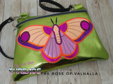 DIGITAL DOWNLOAD Applique Moth Zipper Bag Lined and Unlined