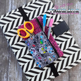 DIGITAL DOWNLOAD Planner Band Zipper Bag With Pocket 4 SIZES INCLUDED