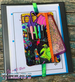 DIGITAL DOWNLOAD Planner Band Zipper Bag With Pocket 4 SIZES INCLUDED