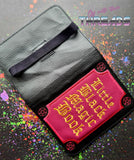 DIGITAL DOWNLOAD 5x7 Applique Little Black Magic Mini Comp Book Cover