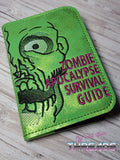 DIGITAL DOWNLOAD 5x7 Zombie Apocalypse Survival Guide Mini Comp Book Cover