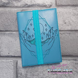 DIGITAL DOWNLOAD Waves In Hands A6 Notebook Holder Cover