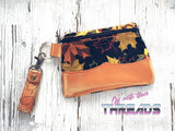DIGITAL DOWNLOAD Ashley Clutch Applique Zipper Bag Lined and Unlined
