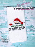 DIGITAL DOWNLOAD Sinister Santa BUNDLE 3 Versions 3 Sizes Included Applique