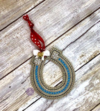 DIGITAL DOWNLOAD Snowflake Horseshoe Ornament