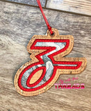 DIGITAL DOWNLOAD Applique Alphabet Ornament Bookmark Set 26 DESIGNS INCLUDED