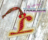 DIGITAL DOWNLOAD Applique Alphabet Ornament Bookmark Set 26 DESIGNS INCLUDED