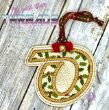 DIGITAL DOWNLOAD Applique Alphabet Ornament Bookmark Set 26 DESIGNS INCLUDED