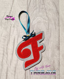 DIGITAL DOWNLOAD Applique Alphabet Ornament Bookmark Set 26 DESIGNS INCLUDED