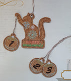 DIGITAL DOWNLOAD Mayhem Kitty Ornament Set