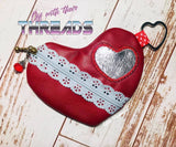 DIGITAL DOWNLOAD Heart Shaped Bag Set 3 SIZES INCLUDED