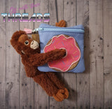 DIGITAL DOWNLOAD 5x5 ITH Donut Hole Dog Poo Zipper Bag Lined and Unlined