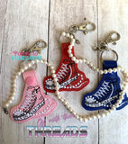 DIGITAL DOWNLOAD Chucks and Pearls Snap Tab Key Chain