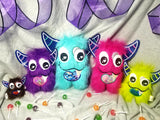 DIGITAL DOWNLOAD Love Monster Plushie Set 5 SIZES INCLUDED