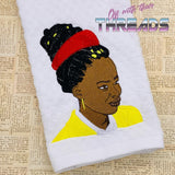DIGITAL DOWNLOAD Amanda Gorman Embroidery Design 4 SIZES INCLUDED