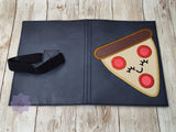 DIGITAL DOWNLOAD A6 Applique Pizza Notebook Holder Cover